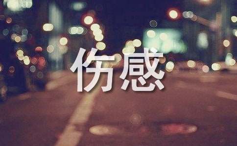 精选生活伤感句子汇总85句