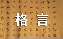 经典工作的格言37条
