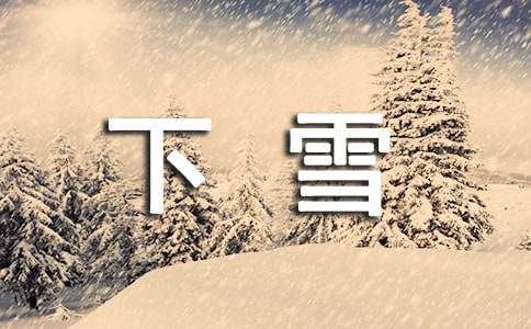 描写冬天下雪的场景的句子