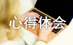暑期心得体会