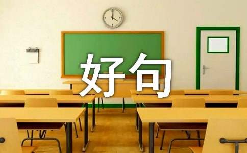 初中生好句摘抄